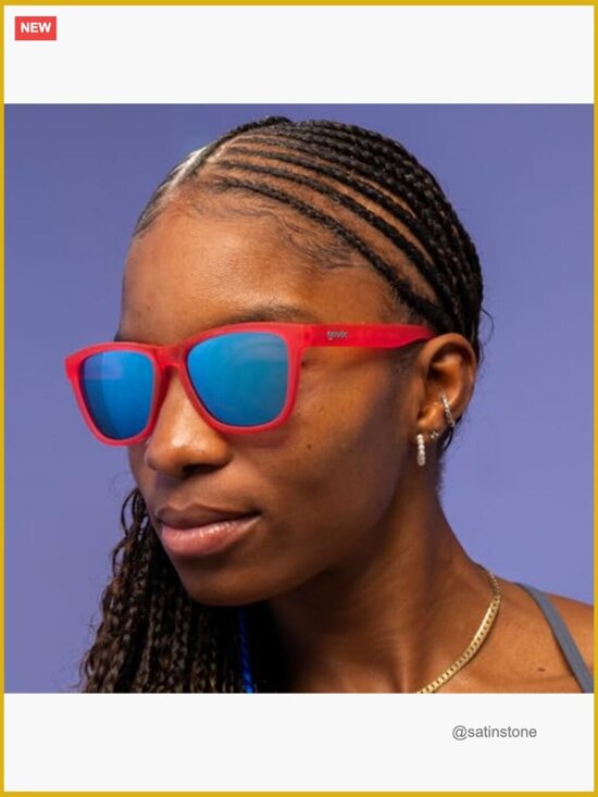 Polarized Plastic Sunglasses with No Slip No Bounce Fit